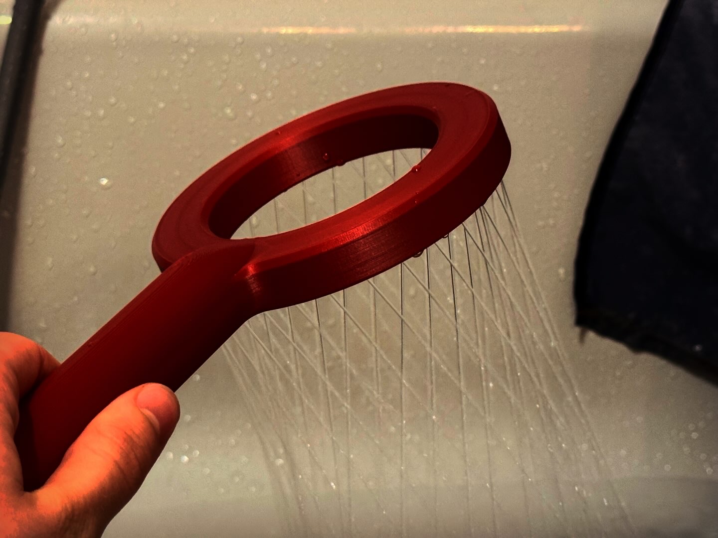 Modernes 3D-gedrucktes Hand-Duschkopf-Design